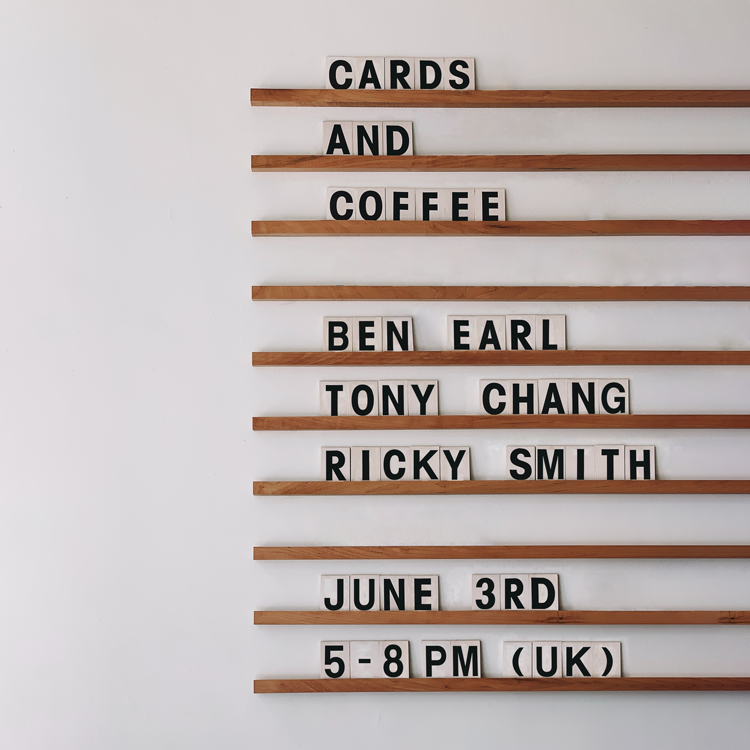 Studio52 Presents - Cards and Coffee